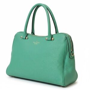 Kate Spade New York Charles Street Audrey Super Soft Pebbled Leather Satchel.